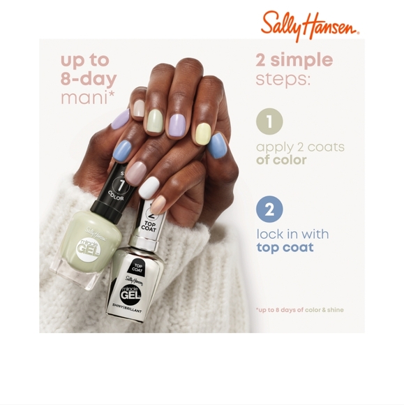 Sally Hansen Miracle Gel Cozy Collection Cuddle Puddle NWT - Picture 5 of 9